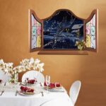 Autocollants muraux 3D pour fenêtre Motif animaux Décoration de maison en PVC Décoration murale pour bébé garçons filles enfants Chambre Cuisine Chambre - Image 5