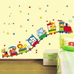 Cute Animal Train Wall Sticker Decal Vinyl Art kids Baby nursery Room Cartoon Decor Home Decor - Image 4