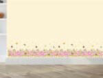 Amazon Brand - Solimo Wall Sticker for Living Room (Floral Fence, Ideal Wall,stick size 50x7. dm570160 - Image 4