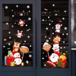 Wall Stickers Xmas Window Wall Clings Creative Santa Claus Deer Wall Decals for Christmas Party HT94032 - Image 6