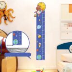 Height Chart Wall Sticker Wall Hanging Measuring Growth Chart Wall Sticker for Boys Girls, Educational Wall - Image 2