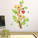 Click to open expanded view      Kei Lala Wall Sticker Tree [Koala Climbing Trees] Stylish Wallpaper Sticker Wall Sticker Removable DIY Wallpaper Sticker - Image 4