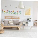 Ay7240 Butterfly Flower Wall Stickers Kids Room Wall Decor Wall Decals Nursery Wall Decor Wall Decals - Image 4