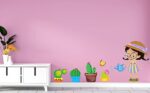 Littlebuds 110 cm Flowers Removable Sticker  (Pack of 1) - Image 3