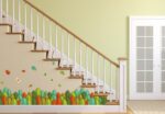 Amazon Brand - Solimo Wall Sticker for Living Room (Leafy Fence, Ideal size 50x70 xls7148 - Image 2