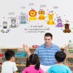 Roll over image to zoom in     Cortina Children Animal Education Theme Wall Sticker (Vinyl, 46 cm x 5 cm x 5 cm, PNB-SK7053 - Image 2