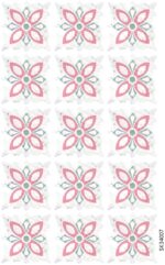 Indian Royals Non-Slip Vinyl Floor Sticker, Waterproof PVC Backsplash Tile Decal, Self-Adhesive Peel and Stick Wall Sticker for Home Decor size 30x45 cm sk74007 - Image 4