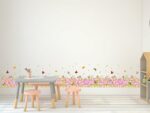 Amazon Brand - Solimo Wall Sticker for Living Room (Floral Fence, Ideal Wall,stick size 50x7. dm570160 - Image 2