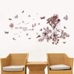 Romantic Flowers Butterfly Wall StickersXl7219 - Image 4