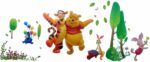 Winnie the Pooh Bear Tiger Rabbit Wall Decal for Preschool Nursery Decoration Animal Wall Stickers Cartoon Wall Art - Image 5