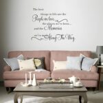 The best things in life are the people we love, the places you've been the memories you've made along the way, Family Wall Art Wall Stickers Dz021  Size 60x35cm - Image 3