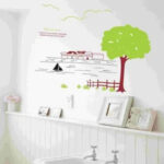 Wall Sticker Waterside Tree ay849 - Image 4