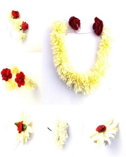 Pack of 6 - Flower Set - White