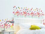 AY870 Little flowers Kids vinyl wall sticker for kids rooms home decor decals adesivos de parede stickers - Image 6