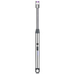 Metal Windproof USB Charging Arc Pulse Burning Torch 360 Degree Hose Candle Gas Range Igniter - Image 4