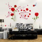 Decal wallpaper red rose sk9195 - Image 2