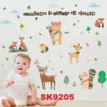 Sticker Dinding - Wallsticker 60X90 Kartun Hewan SK9205 - Image 2