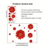 Interior Wall Sticker Gerberas Red size 45x60 ay6015a - Image 4