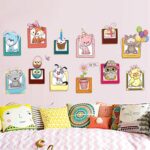 Cartoon Animal Photo Frame DIY Wall Sticker Living Room Bedroom Wall Stickers Wall Decor XH6223 ation for Kids Rooms - Image 4
