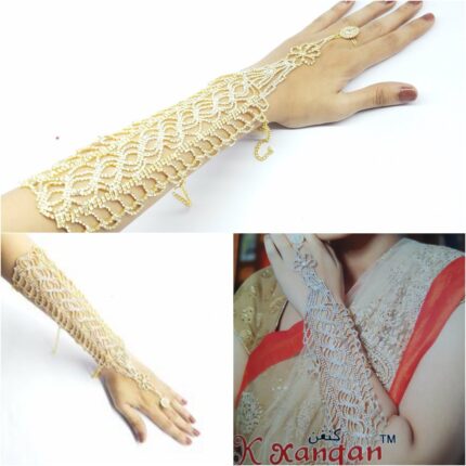 Half hand gOld nagIna Bracelet WiTh RiNg