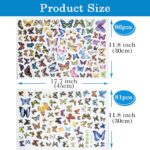 Butterfly Wall Sticker, Peel and Stick Wall Art Decal, Butterfly DIY Craft Decoration for Girl Kid Room Nursery Classroom Bedroom Bathroom Office Decor Aesthetic - Image 5