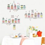Amazon Brand - Solimo Wall Sticker for Home (Kitchen Shelf Decor), Ideal Size on Wall: 160 x 110 cm - Image 2