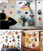 DERU Wall Stickers/Halloween Window Stickers, TV Background Star Room Wall Stickers, Bar Kindergarten Bedroom Family Halloween Party Decoration size 50 x70 sk90960 - Image 4