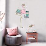 Wall Sticker Wall Decoration Stickers, Cartoon Flamingo Self-Stick Removeable Pvc Stickers Jm8395 - Image 4