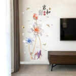 Sk9281 Wealth Lotus Wall Sticker - Image 2