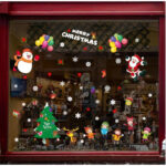 Decorative decal 69X90CM Merry Christmas SK9244