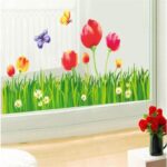 Wall sticker Wall Size 60x90 Tulip Green Grass AY9128 - Image 2
