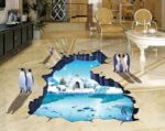 XL8303 SNOW N PINGUIN 3D wallsticker wall sticker stiker dinding - Image 4