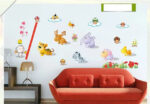 Fairs wall stickers, children's room, creative cartoon height sticker, self-adhesive wallpaper sticker, - Image 3