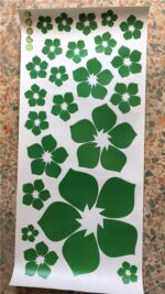 Ay001a  ZHYHGO room decoration wall sticker multicolor five-leaf small flower home kitchen sticker vinyl home decoration art detachable - Image 3