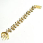 Hair Bridal Accessories Hairpin White Pearl Studded Party Bride Headpiece Headdress Ornament - Image 3