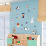 Wall Sticker SK9339 Adventure Dreamer Wall Sticker Wall Sticker Wall Sticker Seamless Waterproof No Damage to the Wall - Image 3