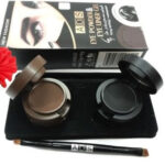 ADS Brown and Black Waterproof/Long Lasting Eyebrow Powder & Eyebrow Gel with Mirror Kit 24Hours  aglbkz9b-5