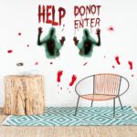 Zombie Hand Decal Good Multipurpose Eye-catching Window Decal Vivid Halloween Zombie Hand Wall Window Stickers Zombie Hand Decal - Image 13