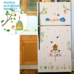 Transparent wall sticker, birdhouse design, HOME SWEET HOME size 50x70 SK7081 - Image 3