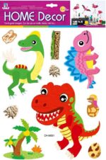 Three-Dimensional Dinosaur Stickers Children's Wall Stickers Children's Gifts for children's Room Decoration "ch M001 Size:40x30cm - Image 5
