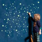 New wholesale and retail Y0043 luminous sheep small luminous sticker fluorescent sticker children's bedroom decoration, wall sticker - Image 9