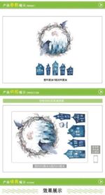 JM7360 Halloween Ghost Bird Creative Decoration Background Wall Sticker - Multi-A - Image 5