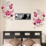 Removable Vinyl Wall Stickers Flowers Living Room TV/Sofa Background Home Decoration Wall Decals 60*90cm JM7151 - Image 8