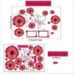 Sk9047 3D Flower Picture Frame Wall Sticker - Image 4