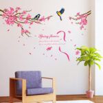 HomeLover Romantic Flowers Wall Stickers for Living Room Decoration - Image 2