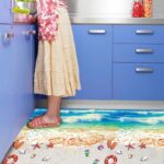 The SK9174N blue beach nano waterproof and oil-proof wall is attached to the porch bedroom floor seamless patchwork sticker PVC - Image 7