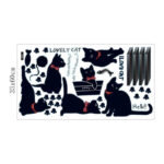 Lovely Playing Cats Animals Wall Stickers Kids Room Decoration Home Kitten Printing Mural Art Cartoon Diy Decal  Ld843  Size: 60x33 - Image 2