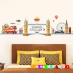 JM7304 Creative Personality Romantic Bridge Landscape Wall Sticker - Image 3
