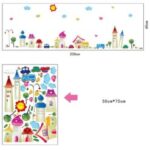 Wall sticker - Fairytale town size 50x70 ay7059 - Image 7
