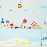 Wall sticker - Fairytale town size 50x70 ay7059 - Image 4